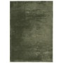 Alfombra pelo corto suave lavable HUARTE verde bosque 200x280cm