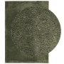 Alfombra pelo corto suave lavable HUARTE verde bosque 200x280cm