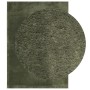 Alfombra pelo corto suave lavable HUARTE verde bosque 240x340cm
