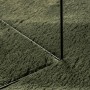 Alfombra pelo corto suave lavable HUARTE verde bosque Ø 200 cm