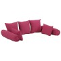 Cushion set 7 pieces pink fabric by vidaXL, Cushions for chairs and sofas - Ref: Foro24-350381, Price: 66,22 €, Discount: %