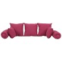 Kissenset 7-teilig aus rosa Stoff von vidaXL, Kissen für Stühle und Sofas - Ref: Foro24-350381, Preis: 66,22 €, Rabatt: %
