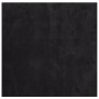 Alfombra de pelo corto suave lavable HUARTE negro 200x200 cm