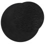 Alfombra de pelo corto suave lavable HUARTE negro Ø 200 cm