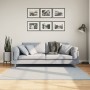 Alfombra de pelo corto suave lavable HUARTE azul 160x160 cm