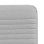 Sillas de comedor 2 uds tela gris nube