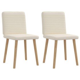 Sillas de comedor 2 unidades lino