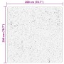 Alfombra de pelo corto suave lavable HUARTE azul 200x200 cm