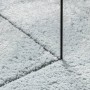 Alfombra de pelo corto suave lavable HUARTE azul 240x240 cm