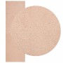 Alfombra de pelo corto suave lavable HUARTE rosado 80x250 cm