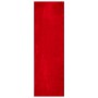 Alfombra de pelo corto suave lavable HUARTE rojo 80x250 cm
