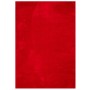 Alfombra de pelo corto suave lavable HUARTE rojo 140x200 cm