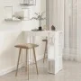 Bar table with glossy white plywood shelf 102x50x103.5cm by vidaXL, Kitchen and dining tables - Ref: Foro24-809464, Price: 93...