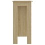Bartisch mit Sperrholzablage Sonoma Eiche 102x50x103,5 cm von vidaXL, Küchen- und Esstische - Ref: Foro24-809461, Preis: 72,4...