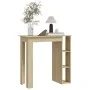 Bar table with Sonoma oak veneer shelf 102x50x103.5 cm by vidaXL, Kitchen and dining tables - Ref: Foro24-809461, Price: 71,8...