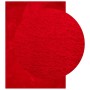 Alfombra de pelo corto suave lavable HUARTE rojo 160x230 cm
