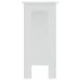 Bartisch mit weißem Sperrholzregal 102x50x103,5cm von vidaXL, Küchen- und Esstische - Ref: Foro24-809458, Preis: 77,77 €, Rab...