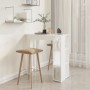 Bar table with white plywood shelf 102x50x103.5cm by vidaXL, Kitchen and dining tables - Ref: Foro24-809458, Price: 79,18 €, ...