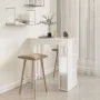 Bartisch mit weißem Sperrholzregal 102x50x103,5cm von vidaXL, Küchen- und Esstische - Ref: Foro24-809458, Preis: 77,77 €, Rab...