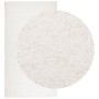 Alfombra peluda de pelo largo moderna PAMPLONA crema 60x110 cm