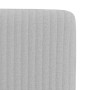 Sillas de comedor 2 uds tela gris nube