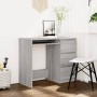 Sonoma grauer Sperrholzschreibtisch 90x45x76 cm von vidaXL, Schreibtische - Ref: Foro24-815508, Preis: 92,78 €, Rabatt: %