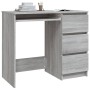 Sonoma grauer Sperrholzschreibtisch 90x45x76 cm von vidaXL, Schreibtische - Ref: Foro24-815508, Preis: 92,78 €, Rabatt: %