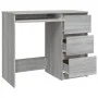 Sonoma grauer Sperrholzschreibtisch 90x45x76 cm von vidaXL, Schreibtische - Ref: Foro24-815508, Preis: 91,62 €, Rabatt: %