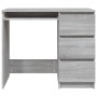 Sonoma grauer Sperrholzschreibtisch 90x45x76 cm von vidaXL, Schreibtische - Ref: Foro24-815508, Preis: 92,78 €, Rabatt: %