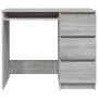 Sonoma grauer Sperrholzschreibtisch 90x45x76 cm von vidaXL, Schreibtische - Ref: Foro24-815508, Preis: 91,62 €, Rabatt: %