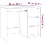Sonoma grauer Sperrholzschreibtisch 90x45x76 cm von vidaXL, Schreibtische - Ref: Foro24-815508, Preis: 91,62 €, Rabatt: %