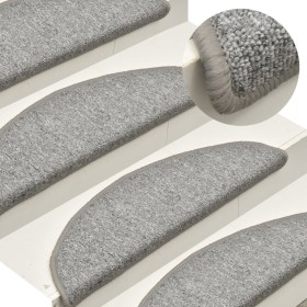 Stair tread mats 15 pcs light gray 65x24x4 cm by vidaXL, Stair mats - Ref: Foro24-322371, Price: 68,99 €, Discount: %
