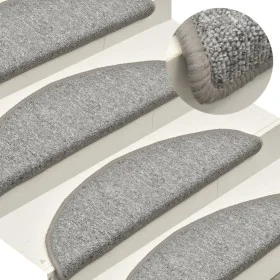 Stair tread mats 15 pcs light gray 65x24x4 cm by vidaXL, Stair mats - Ref: Foro24-322371, Price: 64,93 €, Discount: %