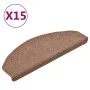 Stair tread mats 15 pcs brown 65x24x4 cm by vidaXL, Stair mats - Ref: Foro24-322367, Price: 70,71 €, Discount: %