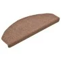 Stair tread mats 15 pcs brown 65x24x4 cm by vidaXL, Stair mats - Ref: Foro24-322367, Price: 70,71 €, Discount: %