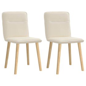 Sillas de comedor 2 unidades lino