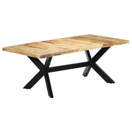 Esstisch aus massivem Mangoholz, 200 x 100 x 75 cm von vidaXL, Küchen- und Esstische - Ref: Foro24-247427, Preis: 485,05 €, R...