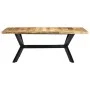 Esstisch aus massivem Mangoholz, 200 x 100 x 75 cm von vidaXL, Küchen- und Esstische - Ref: Foro24-247427, Preis: 485,05 €, R...