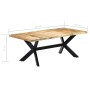 Esstisch aus massivem Mangoholz, 200 x 100 x 75 cm von vidaXL, Küchen- und Esstische - Ref: Foro24-247427, Preis: 493,04 €, R...