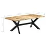 Esstisch aus massivem Mangoholz, 200 x 100 x 75 cm von vidaXL, Küchen- und Esstische - Ref: Foro24-247427, Preis: 483,64 €, R...