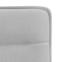 Sillas de comedor 2 uds tela gris nube
