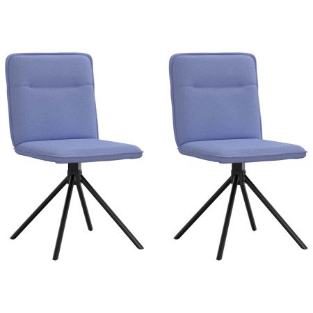 Sillas de comedor 2 uds tela azul jeans en Sillas de comedor | Comprar online en Foro24