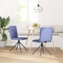 Sillas de comedor 2 uds tela azul jeans en Sillas de comedor | Comprar online en Foro24