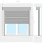 Anthrazitgraues Aluminiumrollo 100x120 cm von vidaXL, Fensterläden - Ref: Foro24-144979, Preis: 175,35 €, Rabatt: %