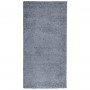 Alfombra peluda de pelo largo moderna PAMPLONA azul 100x200 cm
