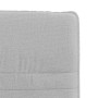 Sillas de comedor 2 uds tela gris nube
