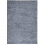 Alfombra peluda de pelo largo moderna PAMPLONA azul 120x170 cm