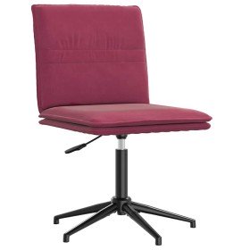 Silla de comedor terciopelo rojo tinto Silla de comedor terciopelo rojo tinto