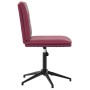 Silla de comedor terciopelo rojo tinto