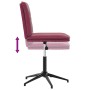 Silla de comedor terciopelo rojo tinto